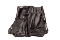 0714. Chanel Grand Shopping Tote (GST) Crinkled Burgundy Leather, Silver Hardware5