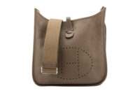 0715. Hermes Evelyne 29 Etoupe Clemence Leather, Palladium Hardware1