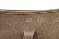 0715. Hermes Evelyne 29 Etoupe Clemence Leather, Palladium Hardware10