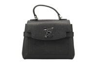 0721. Louis Vuitton LockMe Ever Black Epi Leather, Silver Hardware1