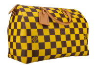 0723. Louis Vuitton Speedy 50 Bandouliere Damier Pop Canvas Travel Bag, Gold Hardware2