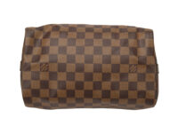0729. Louis Vuitton Speedy Classic 25 Damier Ebene, Gold Hardware10
