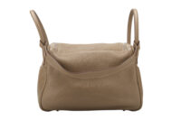 0734. Hermes Lindy 30 Etoupe Togo Leather, Palladium Hardware4