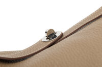 0734. Hermes Lindy 30 Etoupe Togo Leather, Palladium Hardware7