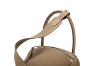 0734. Hermes Lindy 30 Etoupe Togo Leather, Palladium Hardware9
