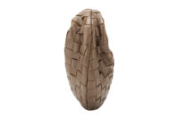 0736. Bottega Veneta Mini Jodie Grey Intrecciato Leather, Gold Hardware4