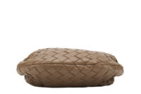 0736. Bottega Veneta Mini Jodie Grey Intrecciato Leather, Gold Hardware5