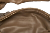 0736. Bottega Veneta Mini Jodie Grey Intrecciato Leather, Gold Hardware7