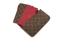 0737. Louis Vuitton Pochette Felicie Dameir Ebene, Gold Hardware9