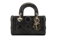 0738. Dior Mini Lady D-Joy Black Cannage Lambskin, Gold Hardware1