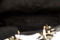 0738. Dior Mini Lady D-Joy Black Cannage Lambskin, Gold Hardware10