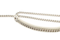 0744. Lady Dior Mini White Exotic Leather, Silver Hardware12
