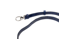 0745. Lady Dior Mini Navy Blue Exotic Leather Bag, Silver Hardware11