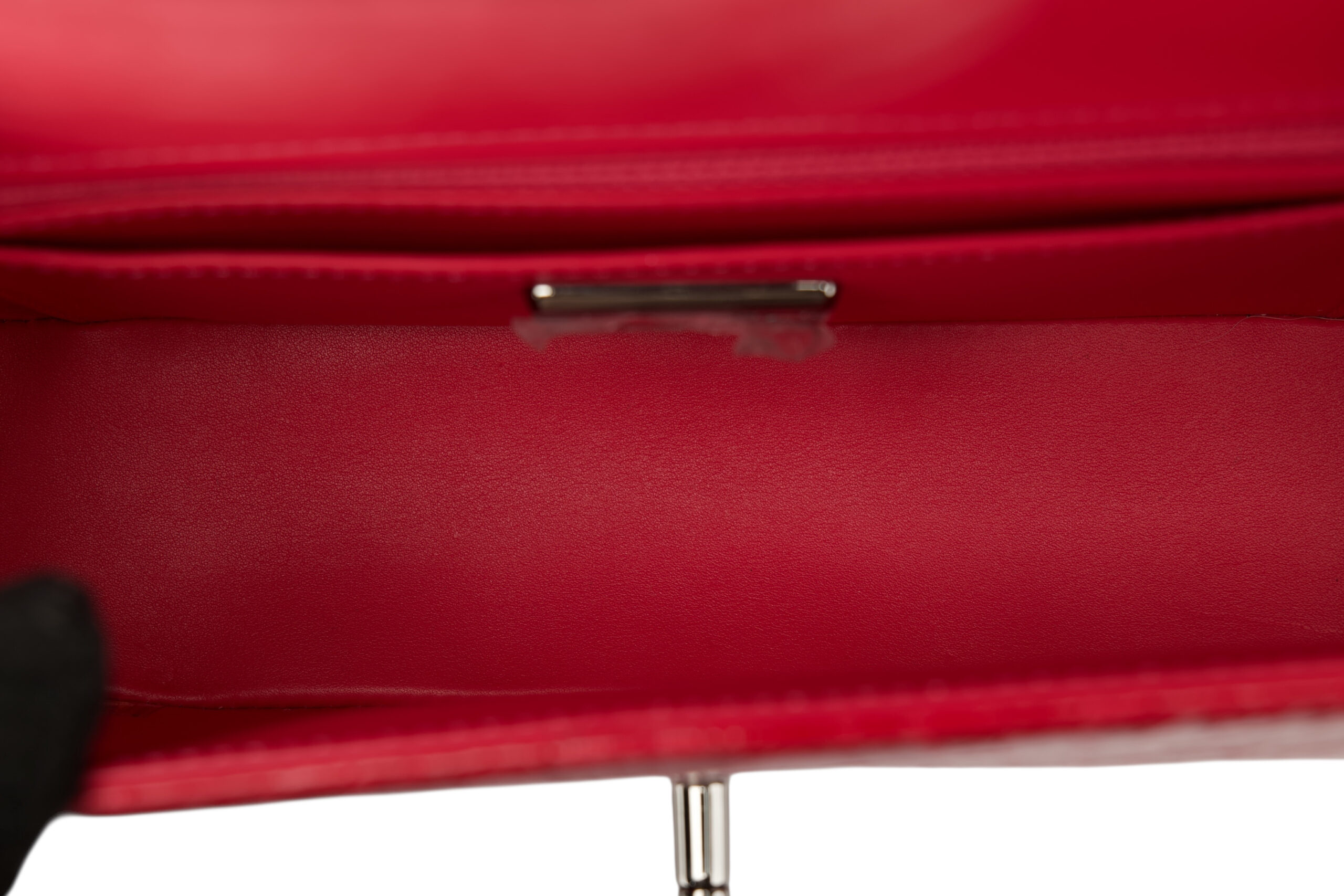 0749. Chanel Classic Mini Rectangle Flap Bag Pink Exotic Leather, Silver Hardware12