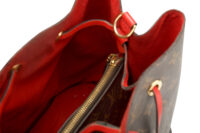 0757. LV NeoNoe Monogram Canvas Bucket bag Cherry Red, Gold Hardware11