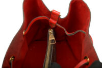 0757. LV NeoNoe Monogram Canvas Bucket bag Cherry Red, Gold Hardware14