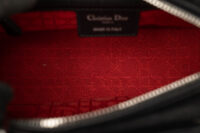 0759. Dior Lady Dior Medium Black Cannage Leather, Silver Hardware11