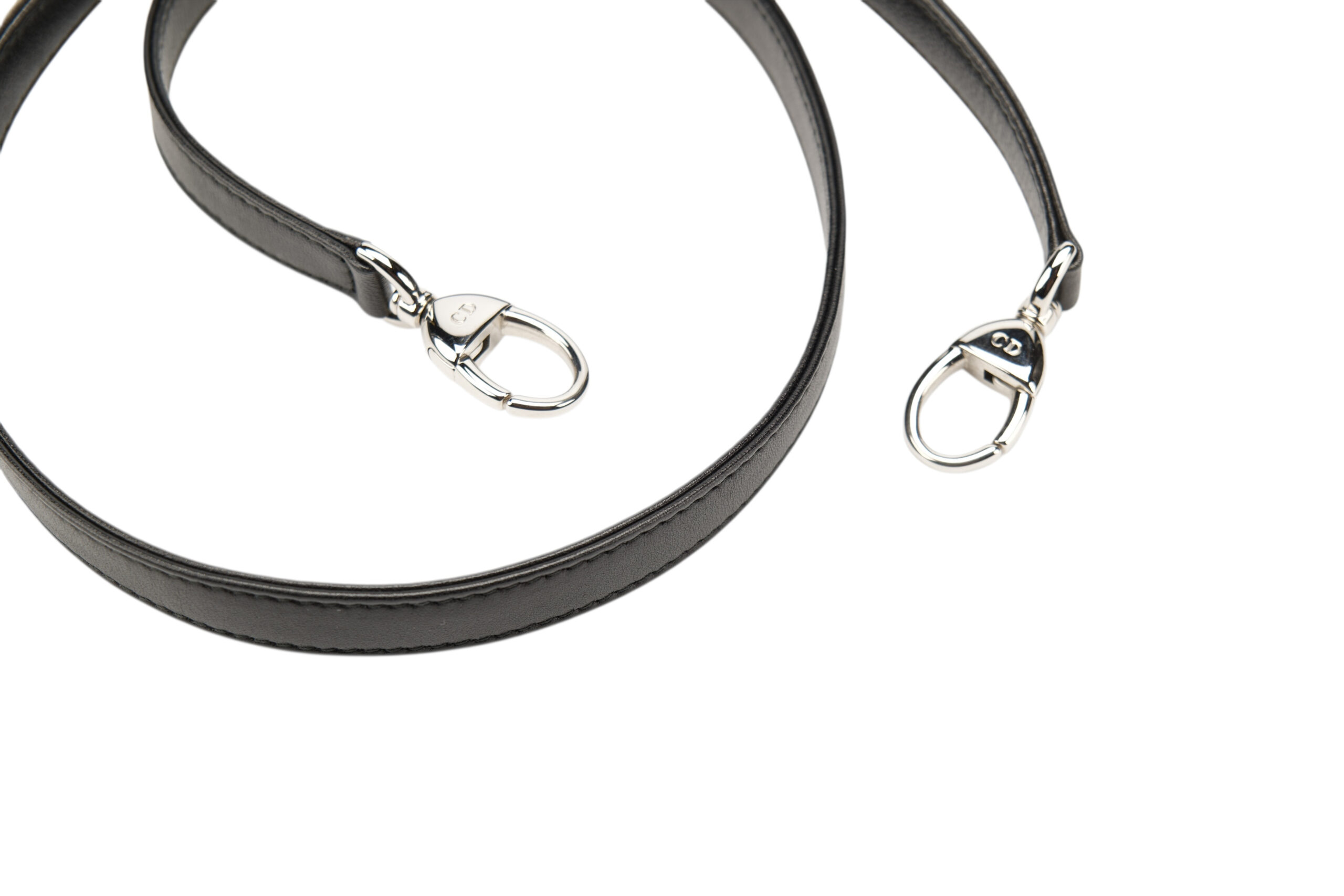 0759. Dior Lady Dior Medium Black Cannage Leather, Silver Hardware9