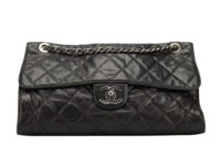 0769. Chanel CC Crave Black Caviar Leather, Silver Hardware1