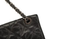 0769. Chanel CC Crave Black Caviar Leather, Silver Hardware10