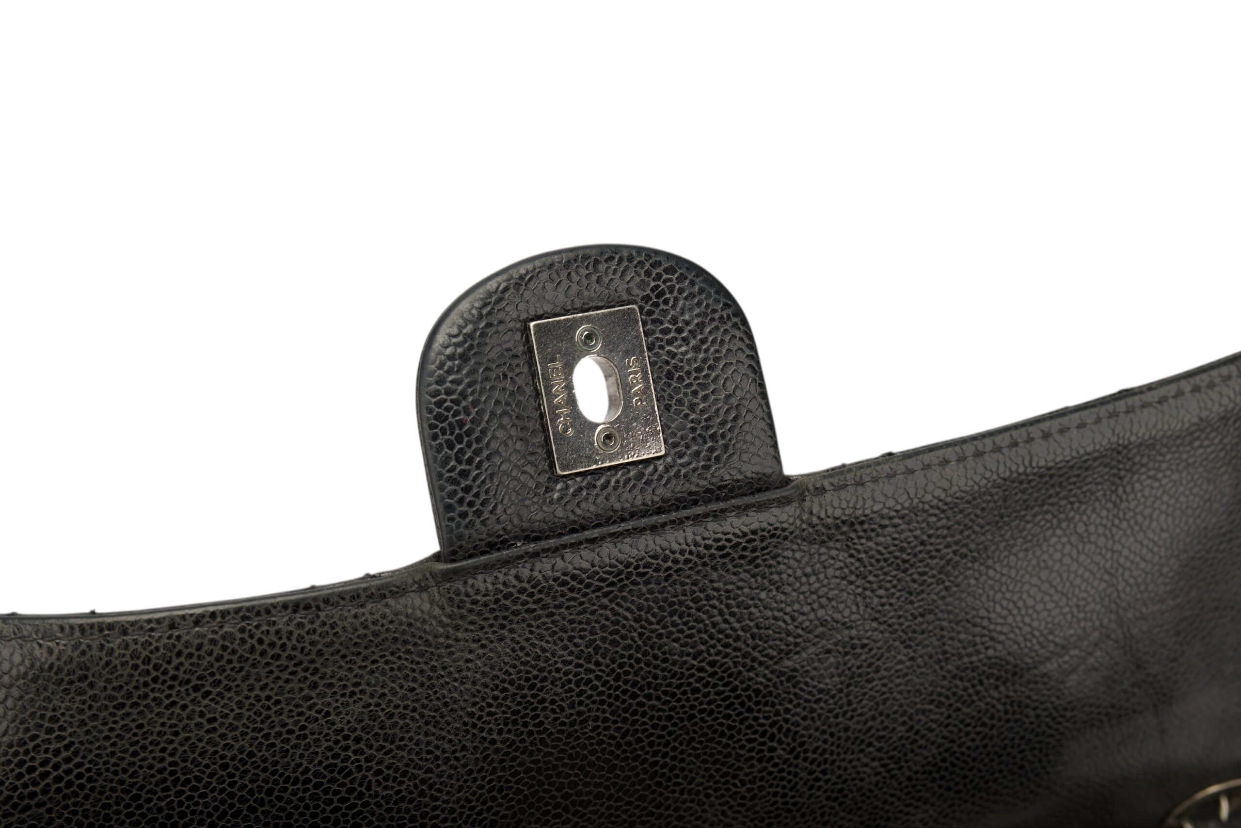 0769. Chanel CC Crave Black Caviar Leather, Silver Hardware13