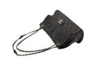 0769. Chanel CC Crave Black Caviar Leather, Silver Hardware8