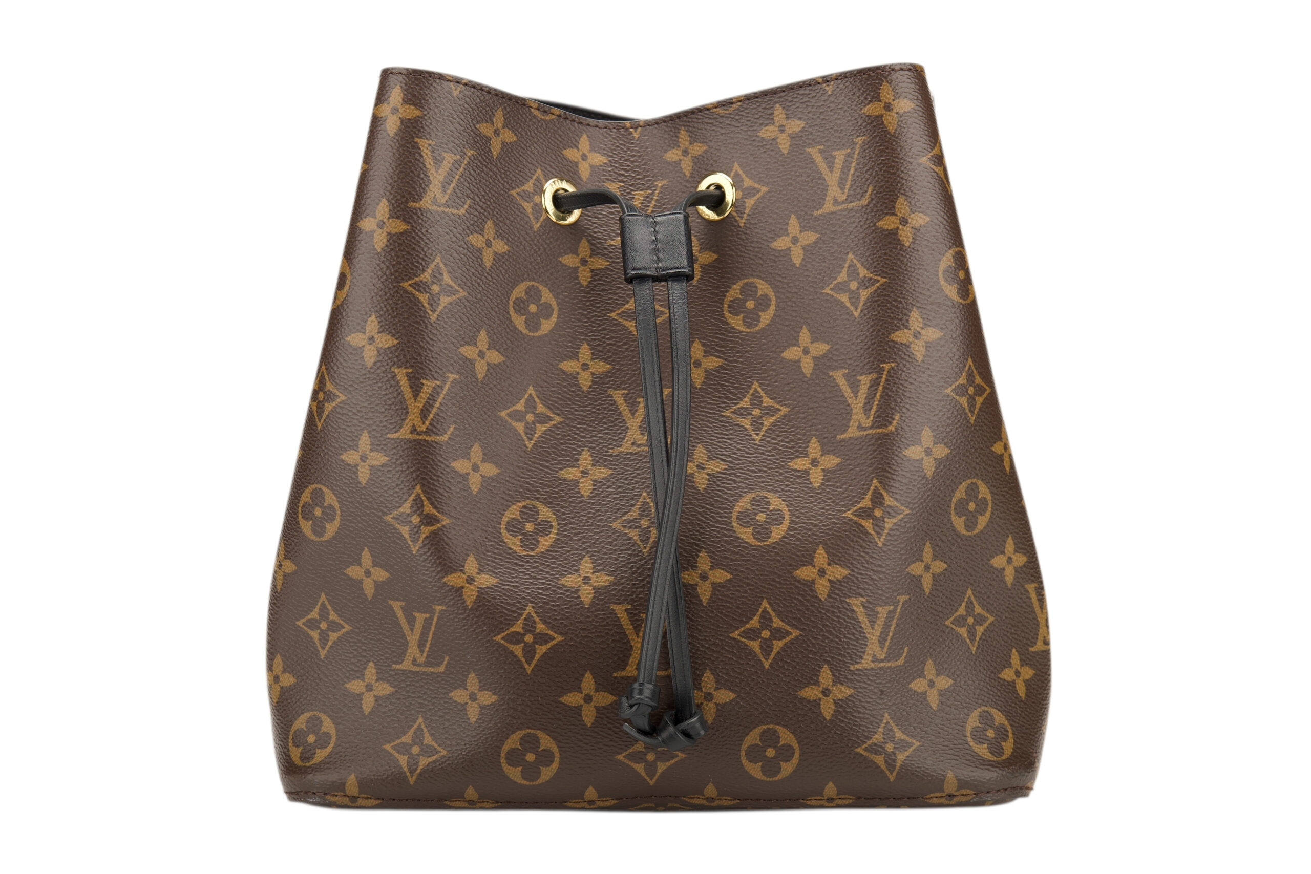 0771. LV Neonoe Mongram Bucket Bag Monogram, Canvas, Gold Hardware1