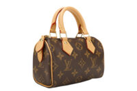 0772. Louis Vuittion Nano Speedy Monogram Canvas, Gold Hardware2