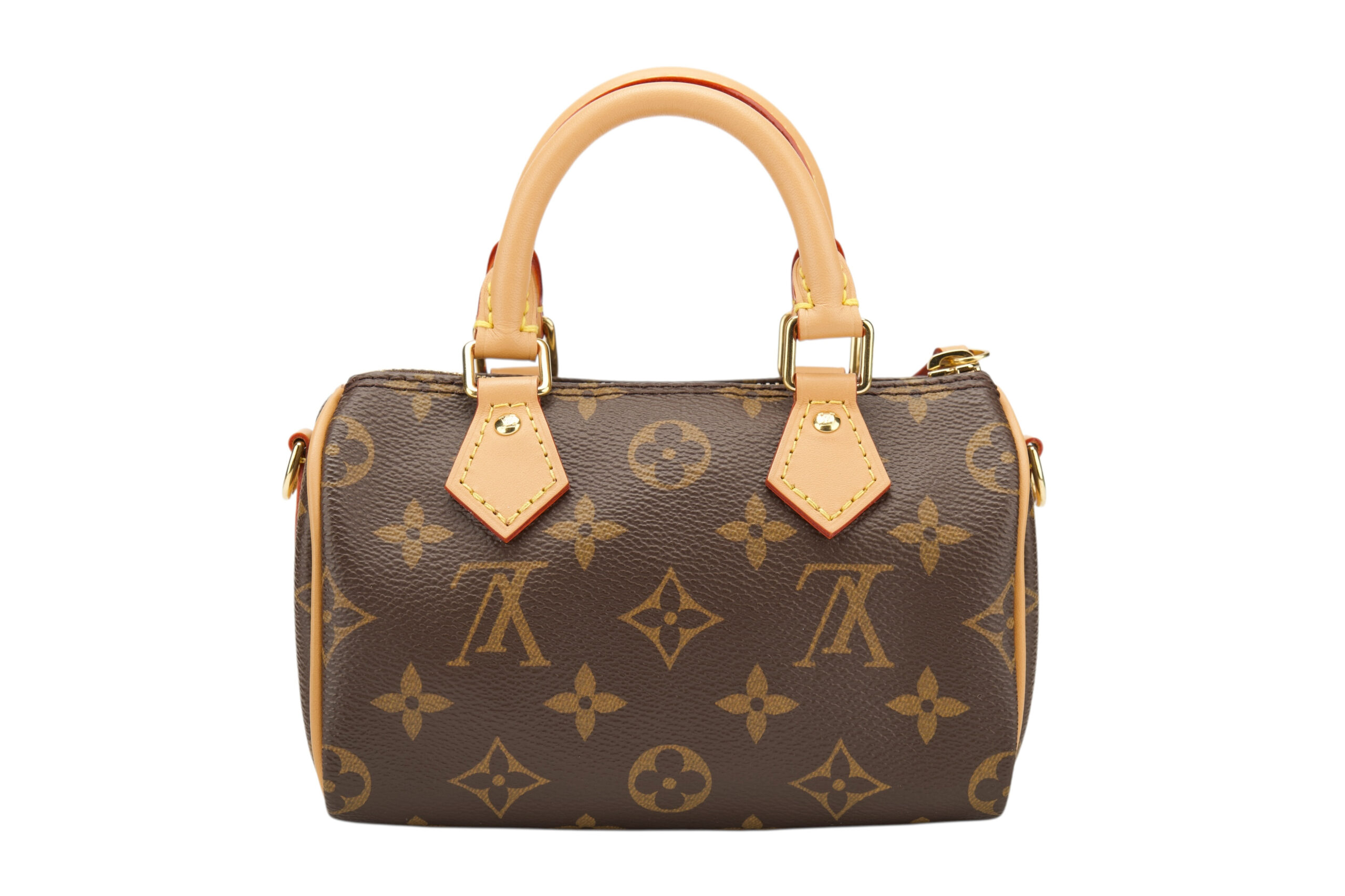 0772. Louis Vuittion Nano Speedy Monogram Canvas, Gold Hardware4