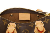 0772. Louis Vuittion Nano Speedy Monogram Canvas, Gold Hardware8