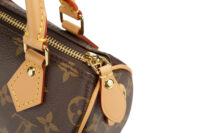 0772. Louis Vuittion Nano Speedy Monogram Canvas, Gold Hardware9