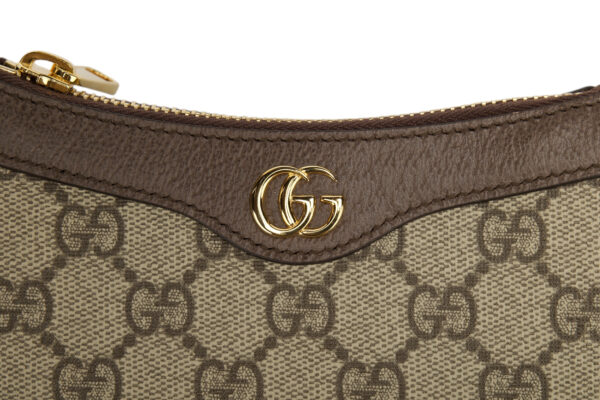 Gucci Ophidia Mini GG Supreme Canvas Shoulder Bag, Gold Hardware