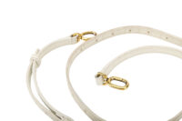 0775. Balenciaga Hourglass, Crocodile Embossed Leather, Cream, Gold Hardware13