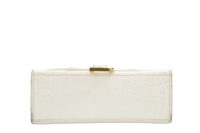 0775. Balenciaga Hourglass, Crocodile Embossed Leather, Cream, Gold Hardware6
