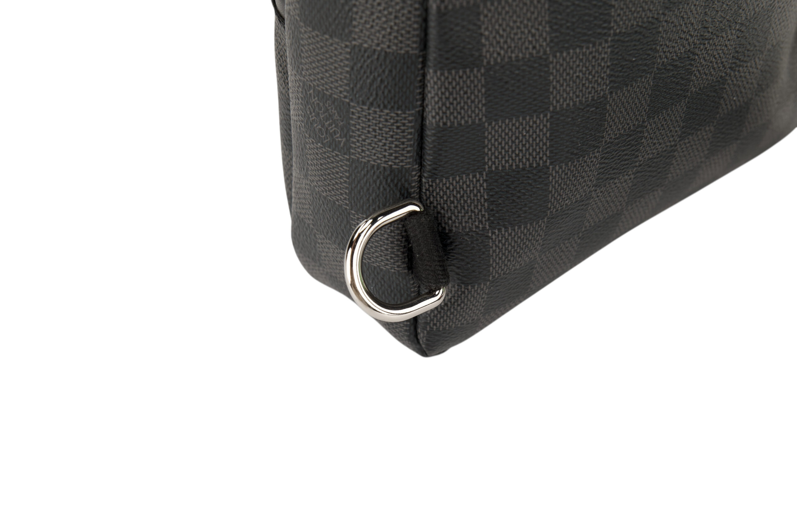 0776. Louis Vuitton Avenue Sling Bag in Damier Graphite10
