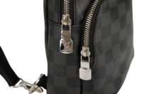 0776. Louis Vuitton Avenue Sling Bag in Damier Graphite13