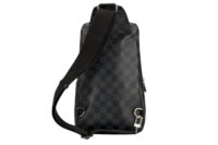0776. Louis Vuitton Avenue Sling Bag in Damier Graphite5