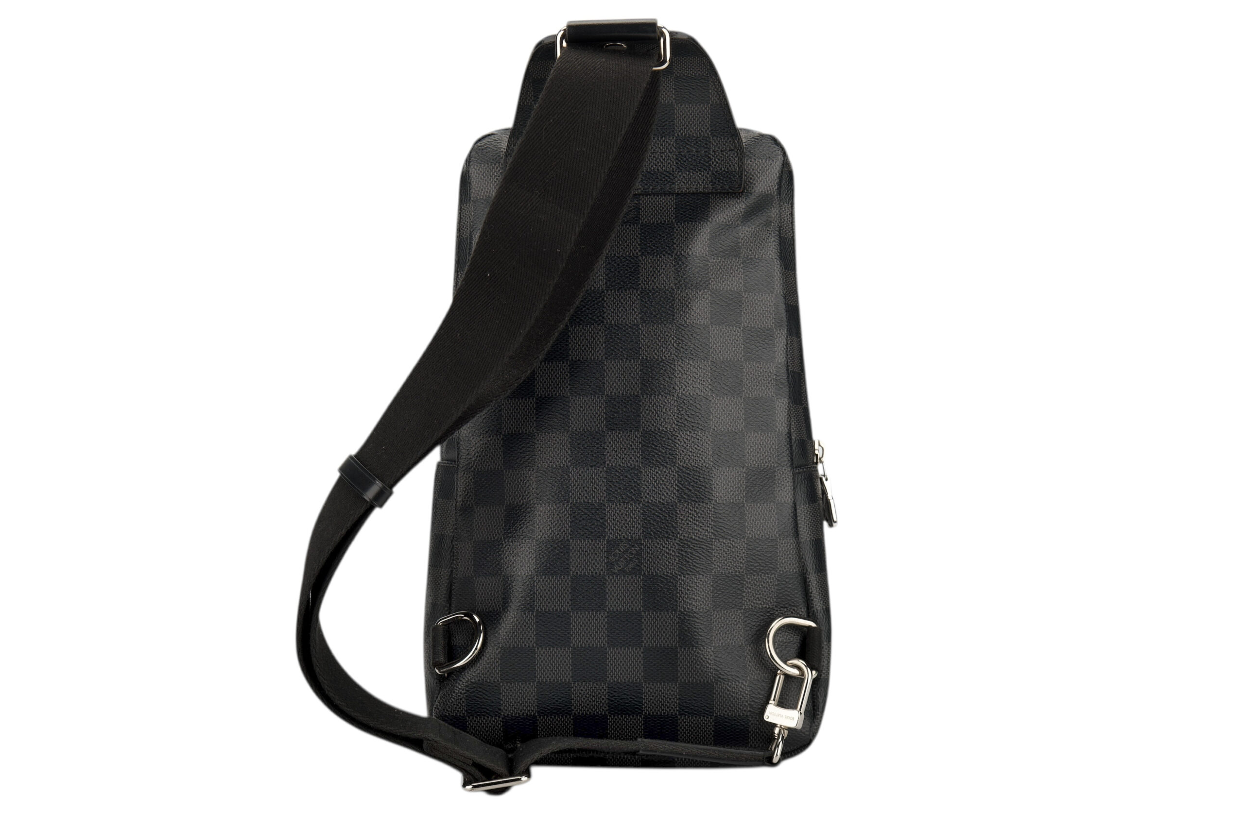 0776. Louis Vuitton Avenue Sling Bag in Damier Graphite5