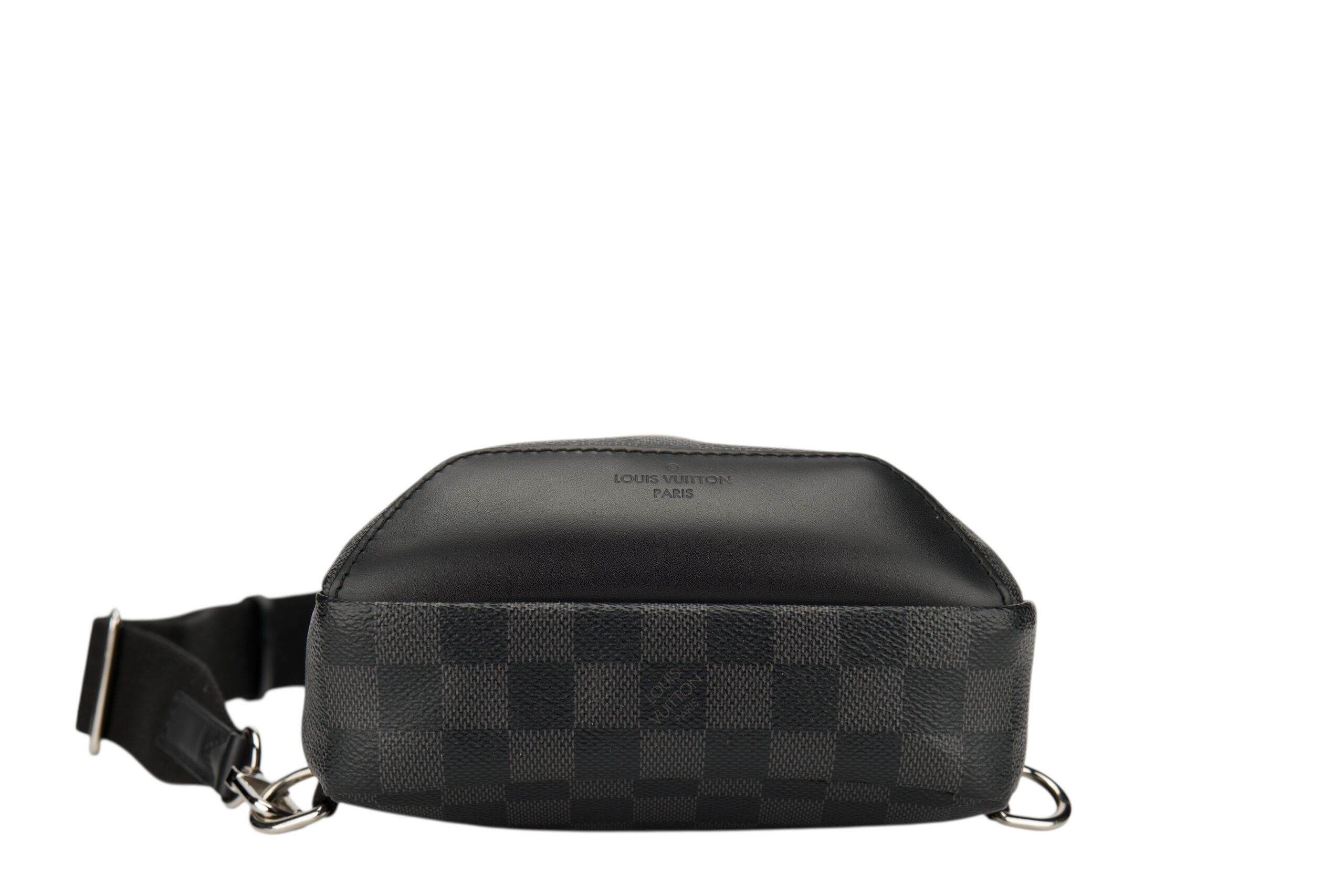 0776. Louis Vuitton Avenue Sling Bag in Damier Graphite7