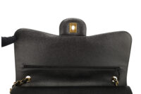 0778. Chanel Classic Jumbo Double Flap Black Caviar leather, Gold Hardware10