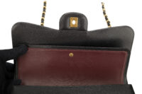 0778. Chanel Classic Jumbo Double Flap Black Caviar leather, Gold Hardware12