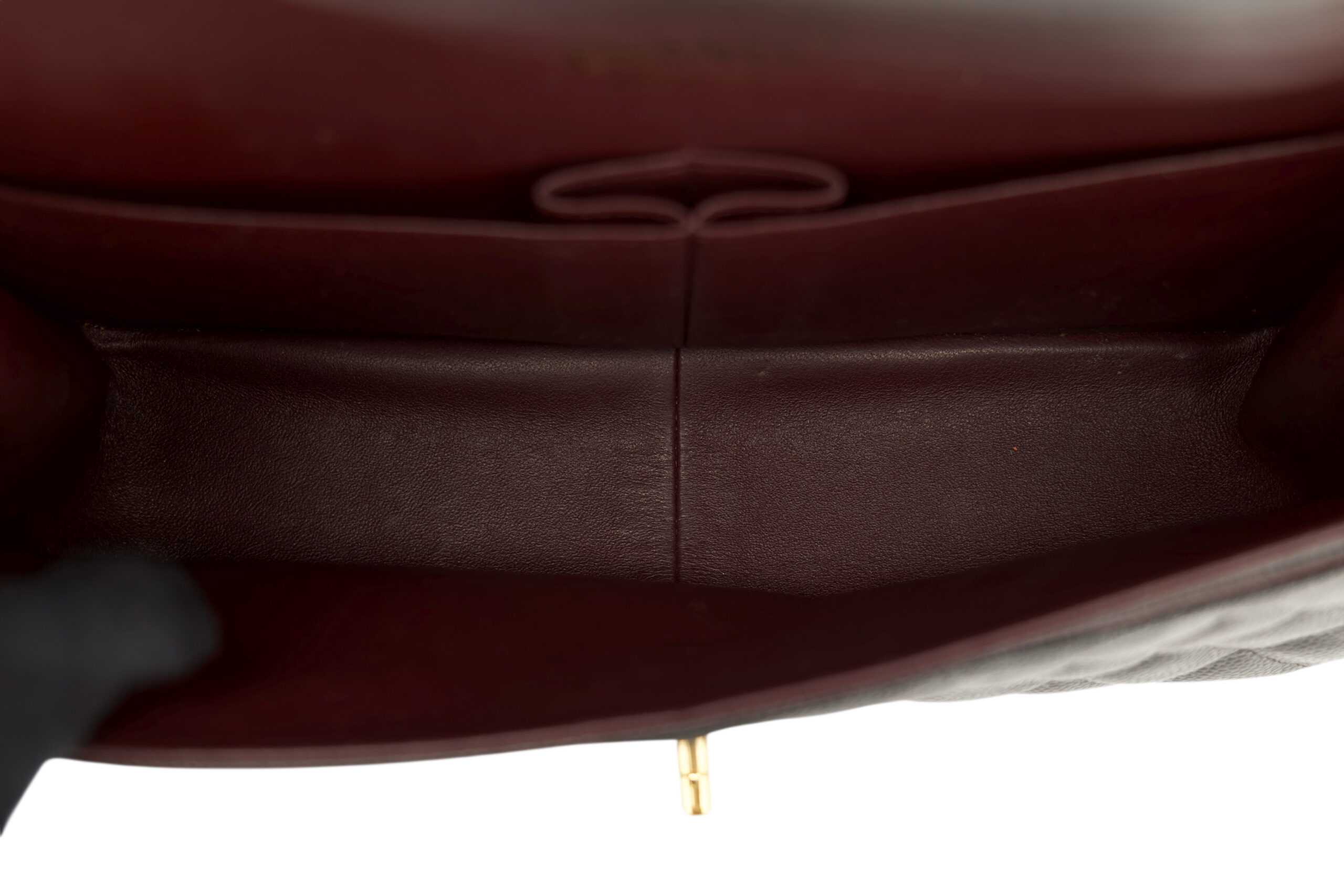 0778. Chanel Classic Jumbo Double Flap Black Caviar leather, Gold Hardware14