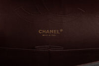 0778. Chanel Classic Jumbo Double Flap Black Caviar leather, Gold Hardware15