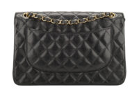 0778. Chanel Classic Jumbo Double Flap Black Caviar leather, Gold Hardware4