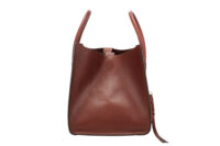 0784. Celine Phantom Luggage Bag Oxblood Leather, Gold Hardware3