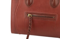 0784. Celine Phantom Luggage Bag Oxblood Leather, Gold Hardware8