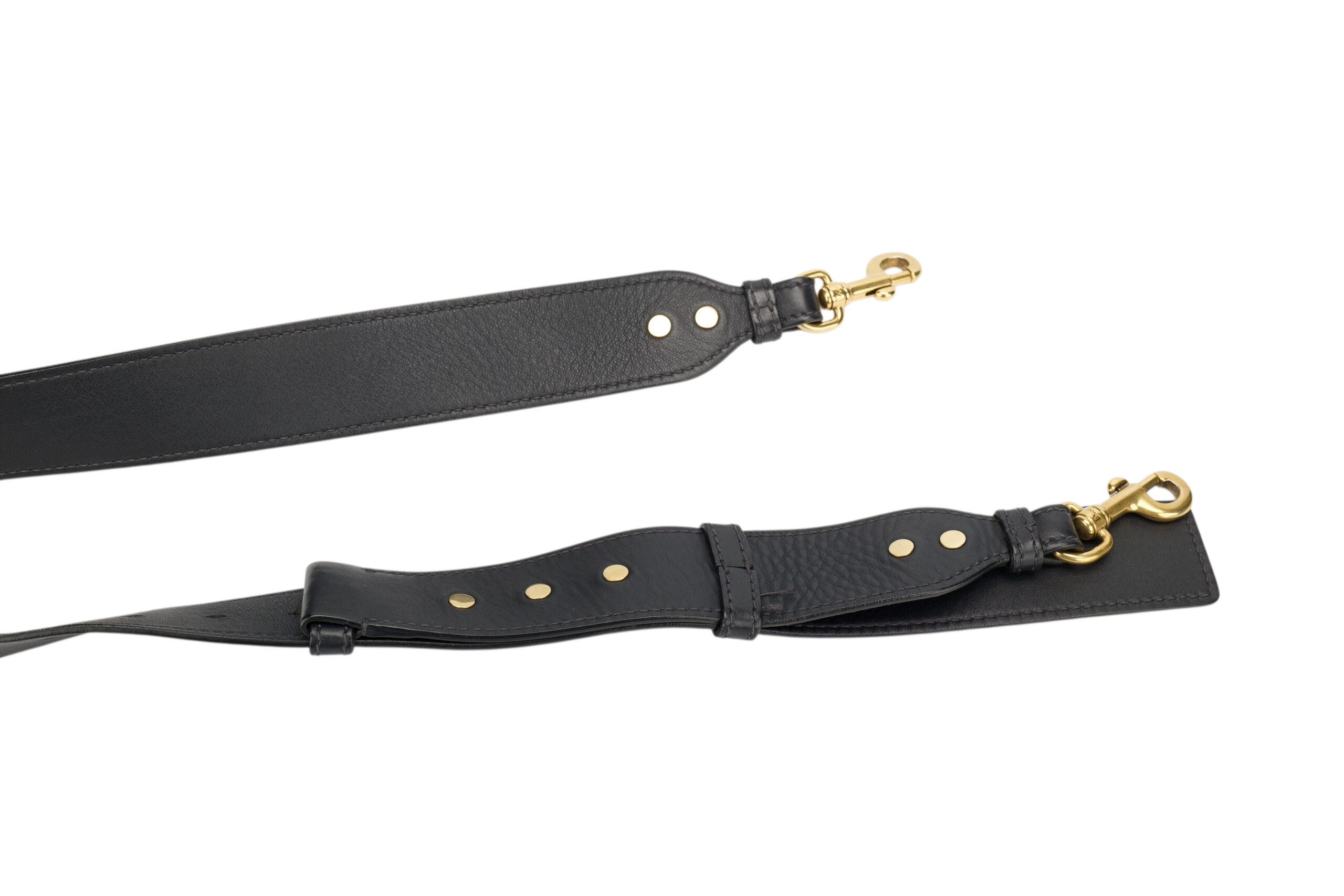 0785. Dior Addict Crossbody,Black Leather, Gold Hardware12