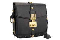 0785. Dior Addict Crossbody,Black Leather, Gold Hardware2