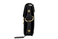 0785. Dior Addict Crossbody,Black Leather, Gold Hardware5