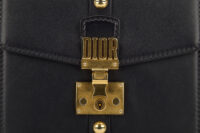 0785. Dior Addict Crossbody,Black Leather, Gold Hardware7